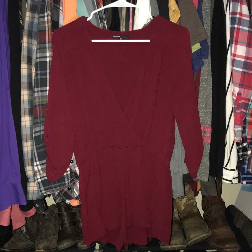Red romper